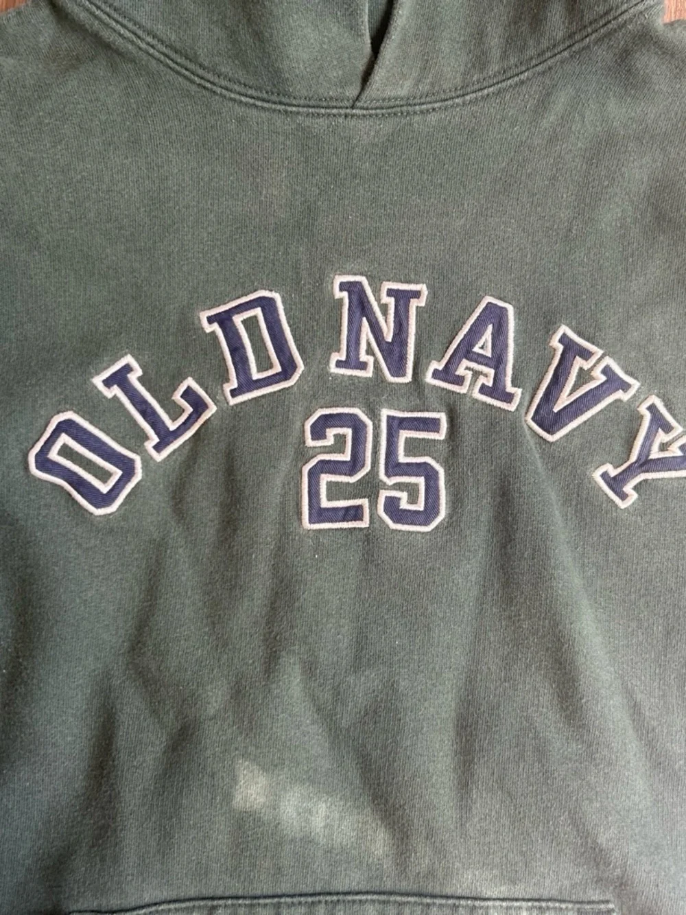 Old Navy Men's Dark Green Hoodie